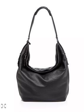 MACKAGE Declan Hobo Slouchy Shoulder Black Leather Purse Bag Authentic Women’s
